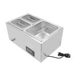3-Pan Stainless Steel Electric Food Warmer