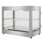800W Electric 2-Tier Food Warmer Display Case