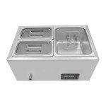 3-Pan Stainless Steel Electric Food Warmer