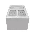 3-Pan Stainless Steel Electric Food Warmer