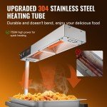 VEVOR Electric French Fry Warming Light Station