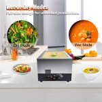 24Qt Electric Buffet Food Warmer - 1200W