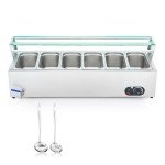 6-Pan Electric Buffet Food Warmer Steam Table
