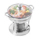 4-Pack Stainless Steel Chafing Dishes for Catering