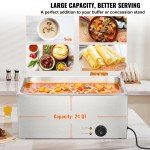 Electric Countertop Food Warmer 24Qt 1200W