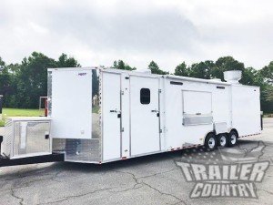 8.5x32 Enclosed Food Vending Kitchen Trailer