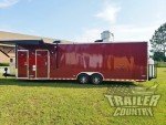 2025 8.5x30 Mobile Concession Kitchen Trailer