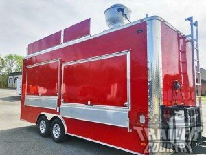 2025 8.5x20 Enclosed Mobile Food Vending Trailer