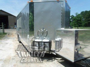 22' Enclosed BBQ Mobile Kitchen Trailer
