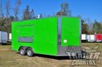 2025 8.5'x16' Food Vending Trailer with V Nose