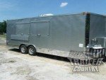 22' Enclosed BBQ Mobile Kitchen Trailer
