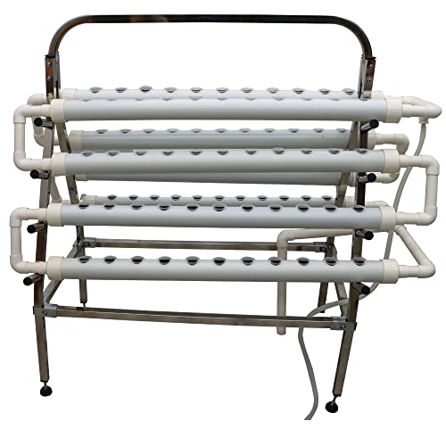 Stainless Steel Hydroponic Plant Grow Kit (88 Holes)