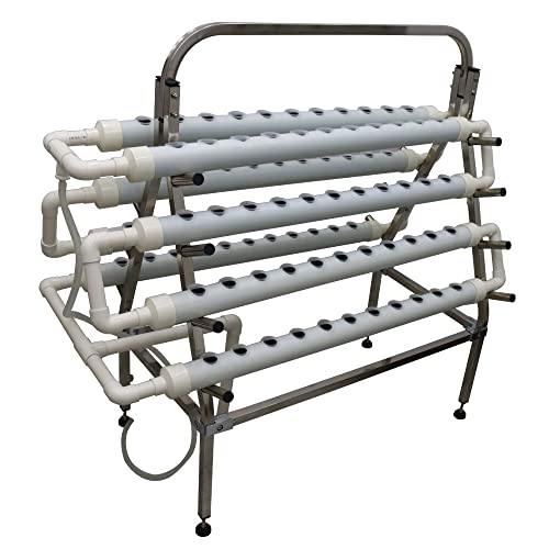 Stainless Steel Hydroponic Plant Grow Kit (88 Holes)