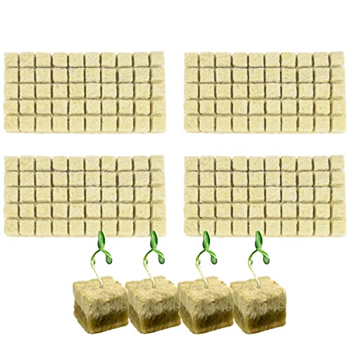 CastleGreens Rockwool Grow Cubes – 200 Plugs