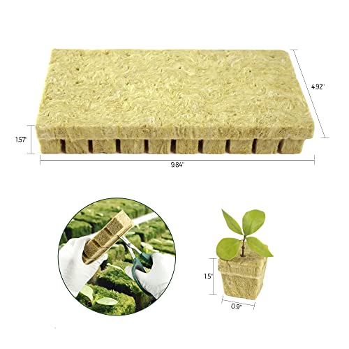 Rockwool Plant Cubes 2.5 cm for Hydroponics