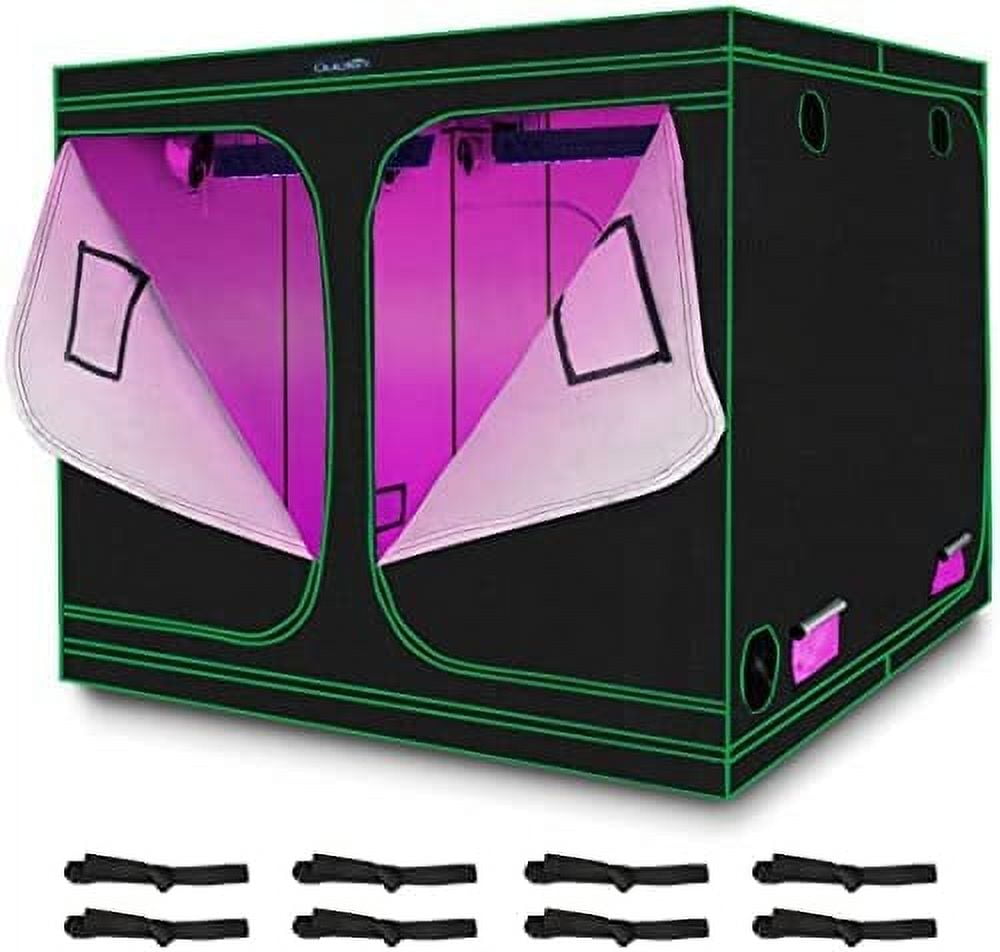 Reflective Mylar Hydroponic Grow Tent (96''x96''x78'')