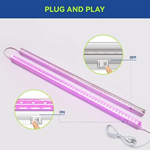 Monios-L 4ft T5 LED Grow Lights - 2-Pack