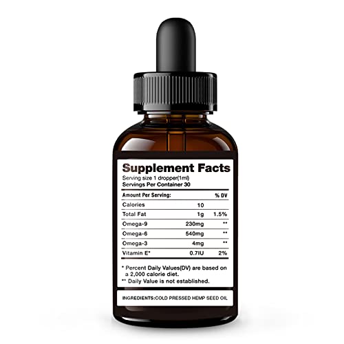 LUCKCHAN Hemp Oil Tincture Drops - 4-Pack