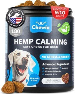Hemp Calming Chews for Dogs - 180 Duck Treats