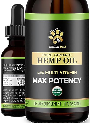 Billion Pets Hemp Oil Drops for Dogs and Cats