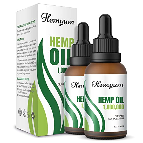 Maximum Strength Organic Hemp Oil - 2-Pack