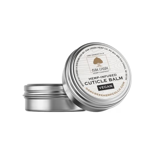 Natural Vegan Cuticle Balm by Oak Creek Hemp