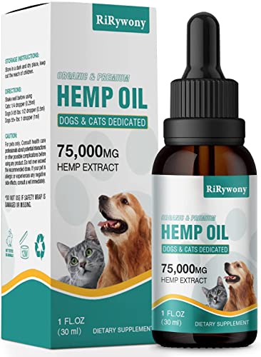 Pure Hemp Oil for Pets - Pain & Anxiety Relief