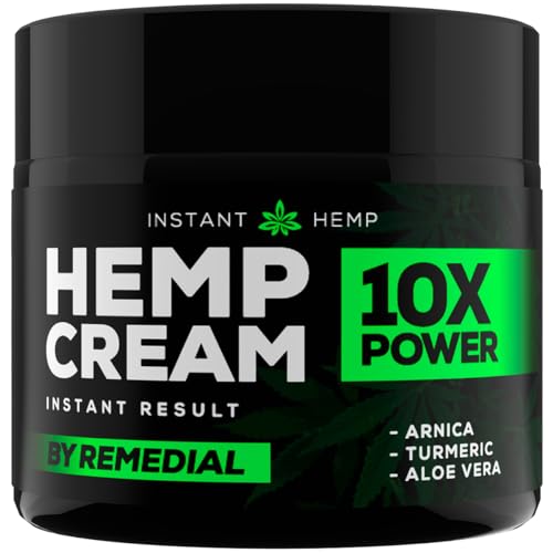 Hemp Cream for Instant Muscle and Joint Relief
