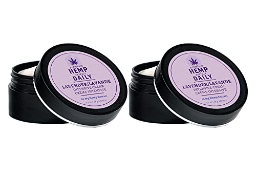 Hemp Daily Intensive Cream with Essential Oils - Lavender 2 Pack