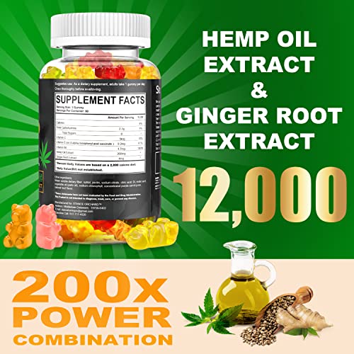Extra Strength Hemp Gummies for Sleep - Low Sugar