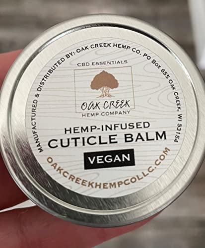 Natural Vegan Cuticle Balm by Oak Creek Hemp