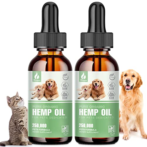 Organic CBD Oil for Dogs & Cats - Calming Relief