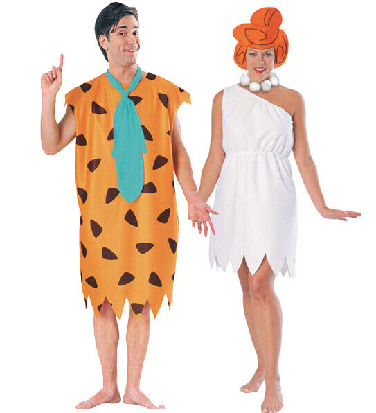 Fred Wilma Flintstone Adult Halloween Costume