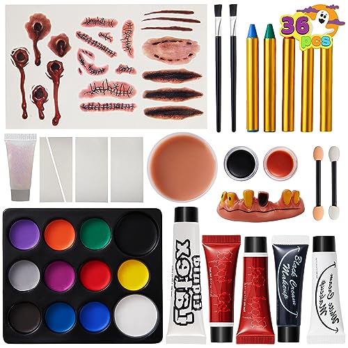 36-Piece Halloween Makeup Party Pack