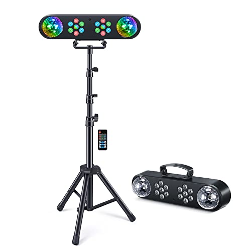 Sound Activated LED DJ Lights for Halloween Parties