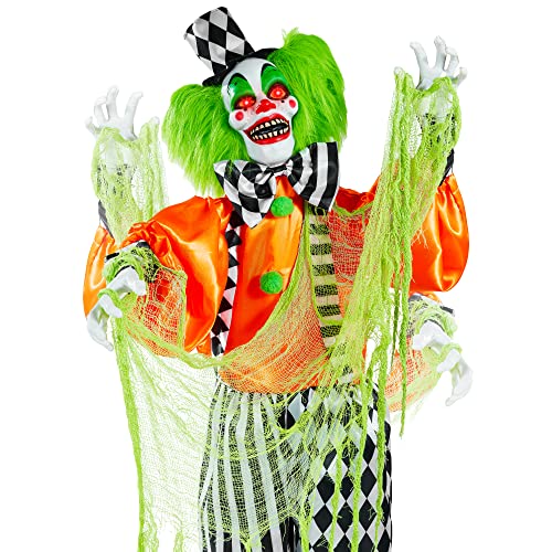 Life-Size Motion Activated Killer Clown Decoration