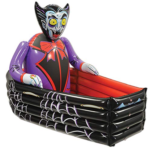 Inflatable Vampire and Coffin Cooler – 3.5 Feet
