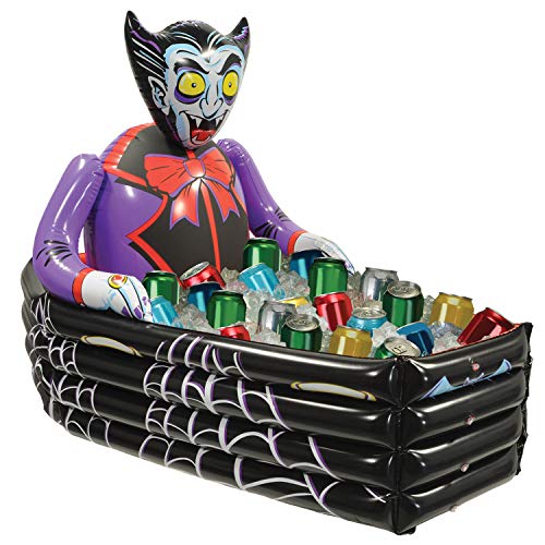 Inflatable Vampire and Coffin Cooler – 3.5 Feet