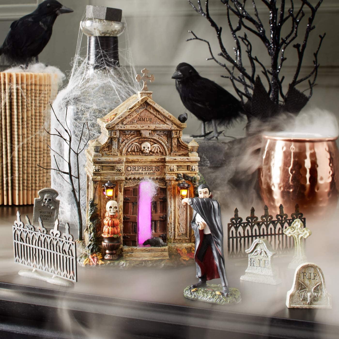 Department 56 Halloween Village Tombstone Accessory MINI Figurines Set 5653065