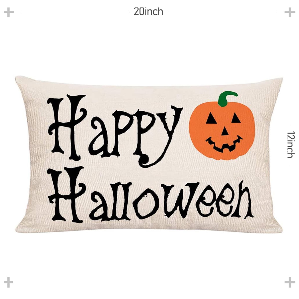 Hocus Pocus Pumpkin Halloween Decorative Pillow Cover