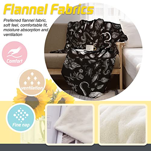 Gothic Halloween Fleece Blanket Decoration