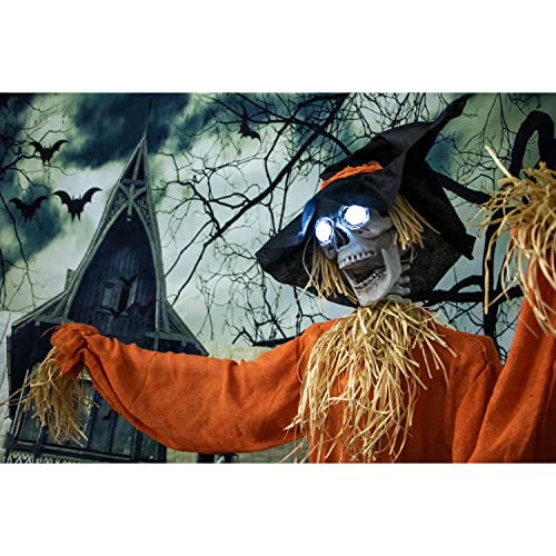 Animated Skeleton Scarecrow for Indoor/Outdoor Halloween Decor