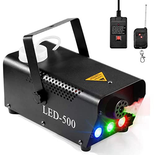 500W Fog Machine with RGB LED Lights