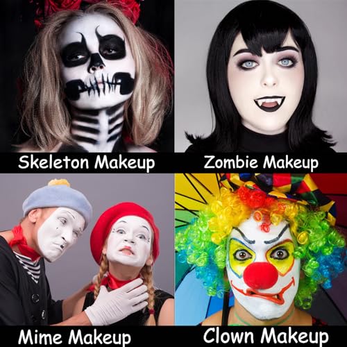 MEICOLY Pro Clown Makeup Kit for Halloween