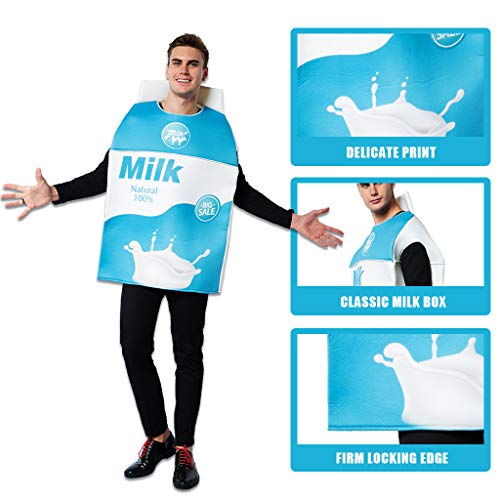 Cookies and Milk Box Couple Costume for Halloween
