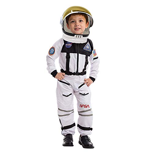 NASA Astronaut Costume with Movable Visor for Kids