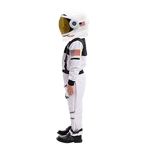 NASA Astronaut Costume with Movable Visor for Kids