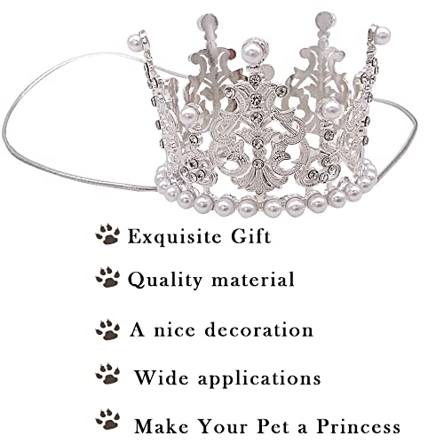 Small Dog Crown Headband for Costume Parties