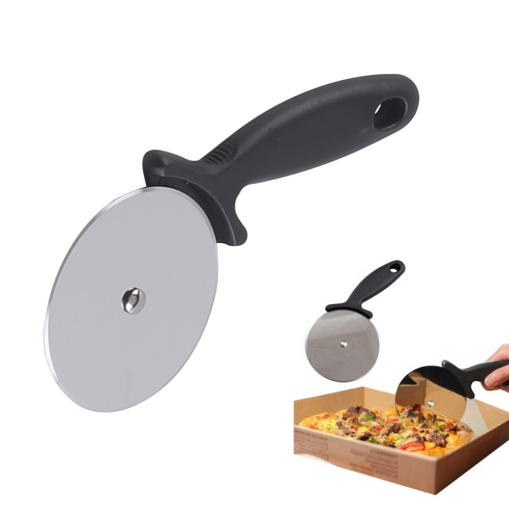 Stainless Steel Pizza Cutter and Pastry Roller