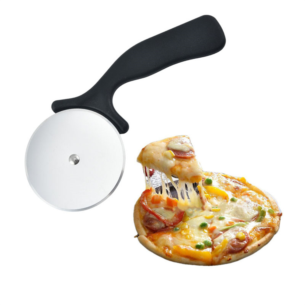 Stainless Steel Pizza Cutter and Pastry Roller